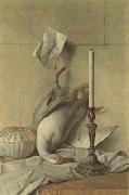 Jean Baptiste Oudry Still Life with White Duck (mk08) Spain oil painting artist